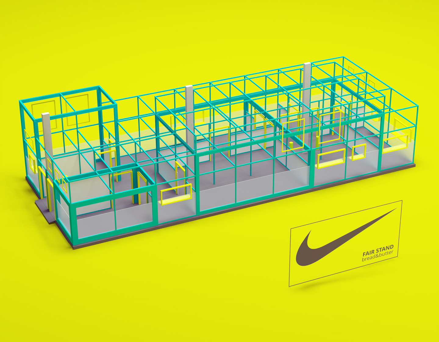 Werksdesign Ausstellung Messe Design Nike Planung